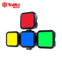 攝影攝像小方形燈拍照打光燈RGB口袋補(bǔ)光燈LED便攜單反相機(jī)補(bǔ)光燈PT-49RGB