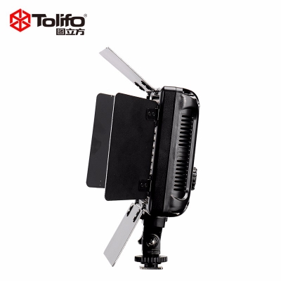 Tolifo圖立方PT-308B二代魅影LED攝像機頂補光燈雙調(diào)光