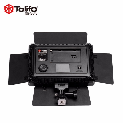 Tolifo圖立方PT-308B二代魅影LED攝像機頂補光燈雙調(diào)光
