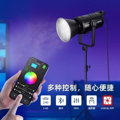 【手機(jī)APP控制】圖立方180W專(zhuān)業(yè)攝影直播RGB補(bǔ)光設(shè)備補(bǔ)光燈手機(jī)拍照直播間柔光燈球形常亮短視頻拍攝打光燈X-180-RGB